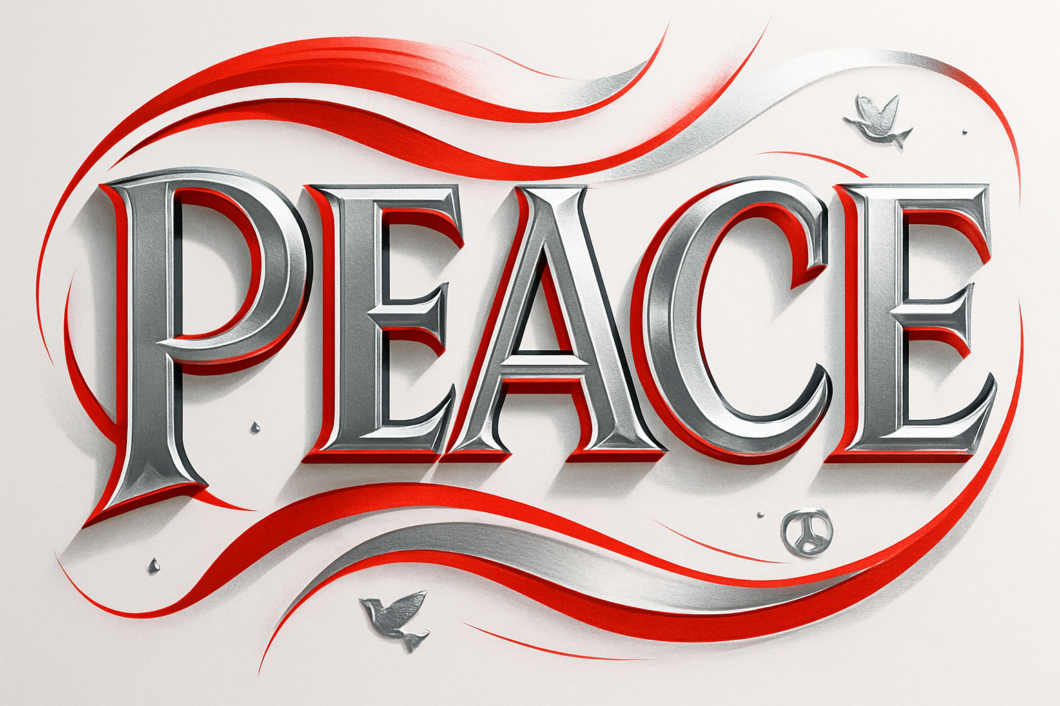 use red silver and white